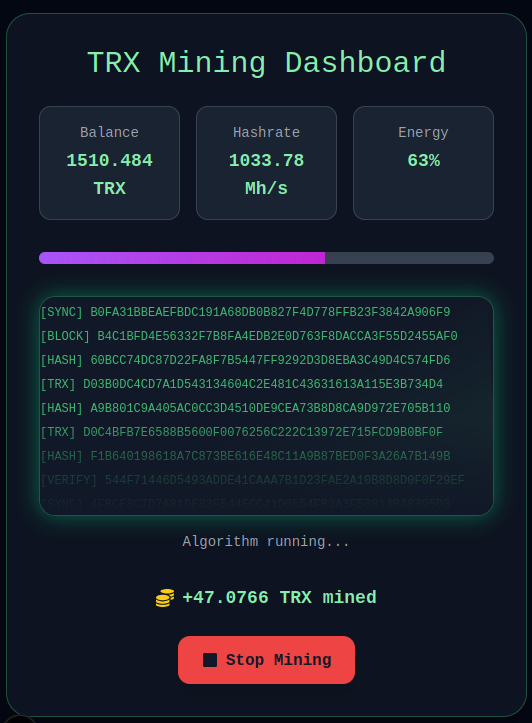 Mining process